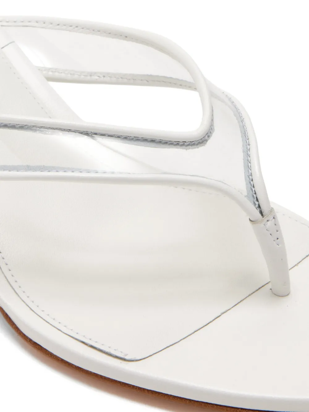 Veronica Beard Clea sandalen met sleehak Wit