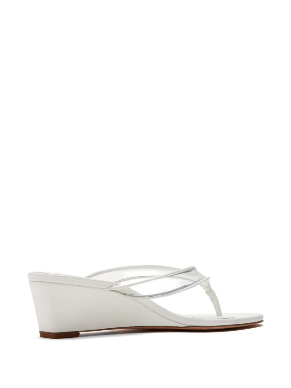 Veronica Beard Clea sandalen met sleehak Wit