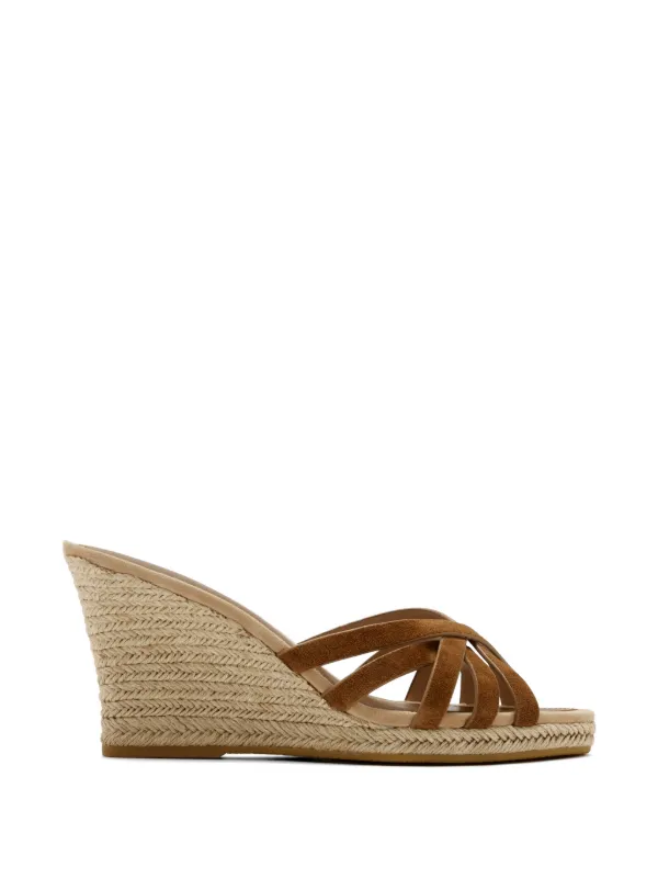 Veronica Beard Phylina Espadrille Wedge Sandals in Brown