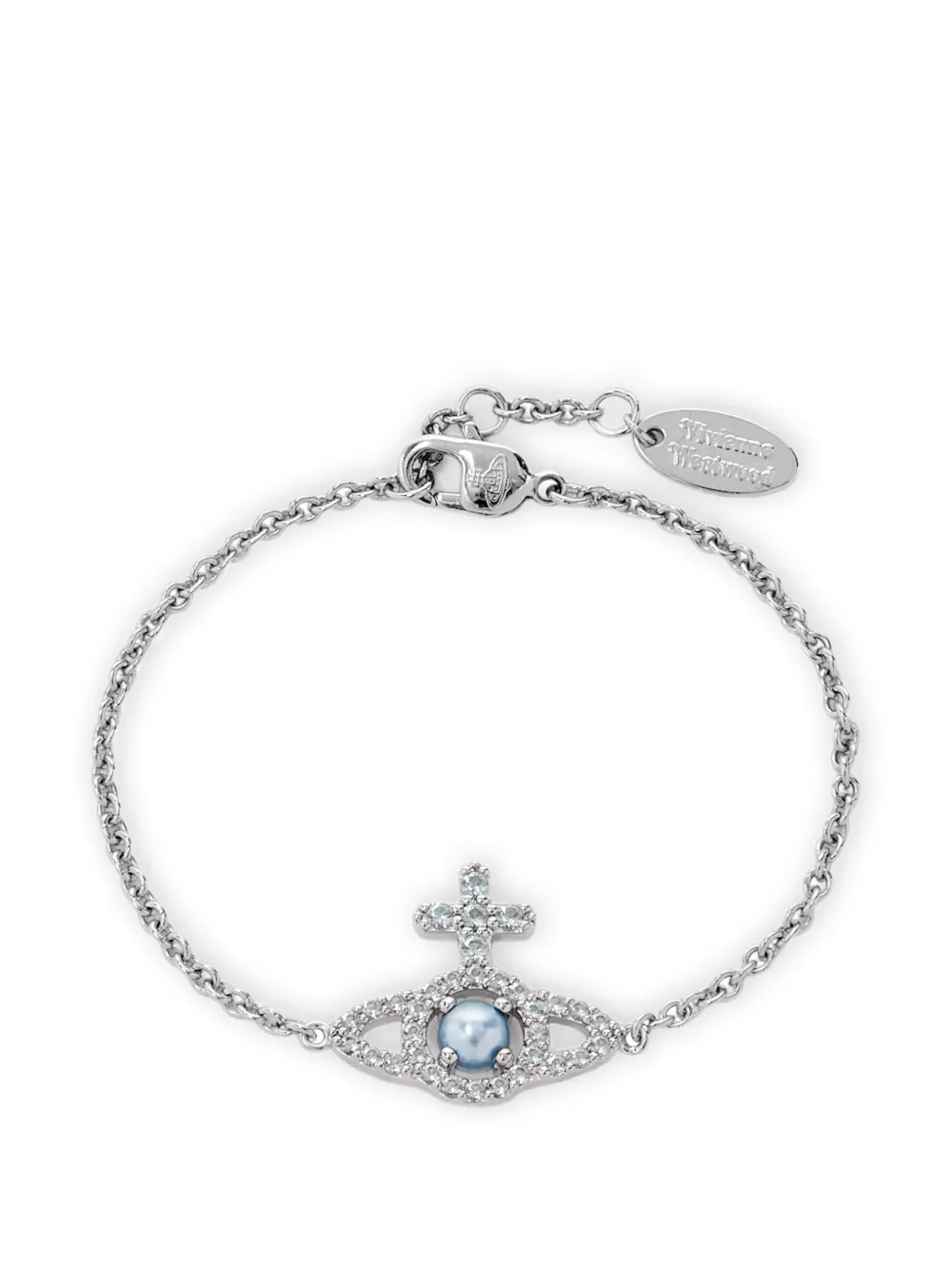 Vivienne Westwood Olympia chain bracelet - Argento