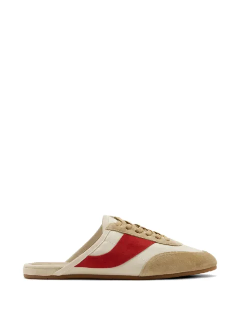 Vince striped lace-up mules