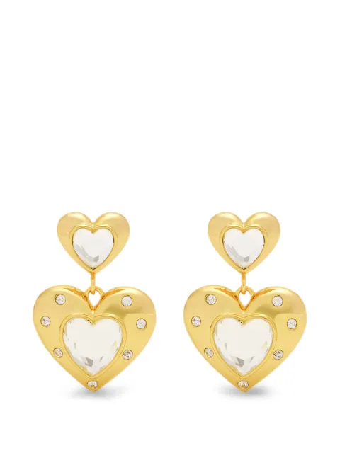 Self-Portrait aretes con detalles de corazón