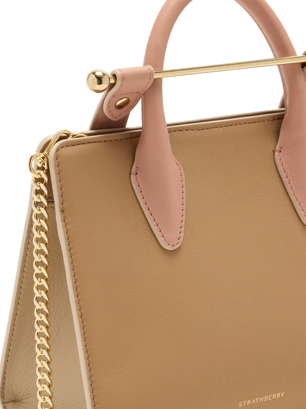  Strathberry Bolso Shopper Mini - Neutro 
