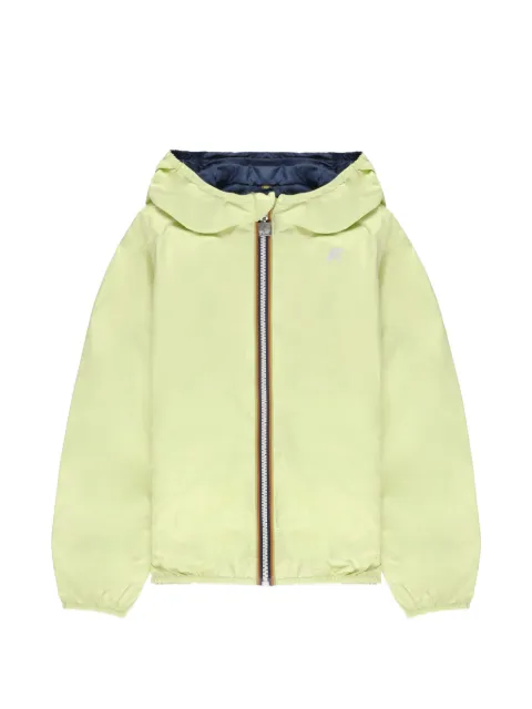 K Way Kids P. Jake Plus.2 Reversible zip-up hooded jacket
