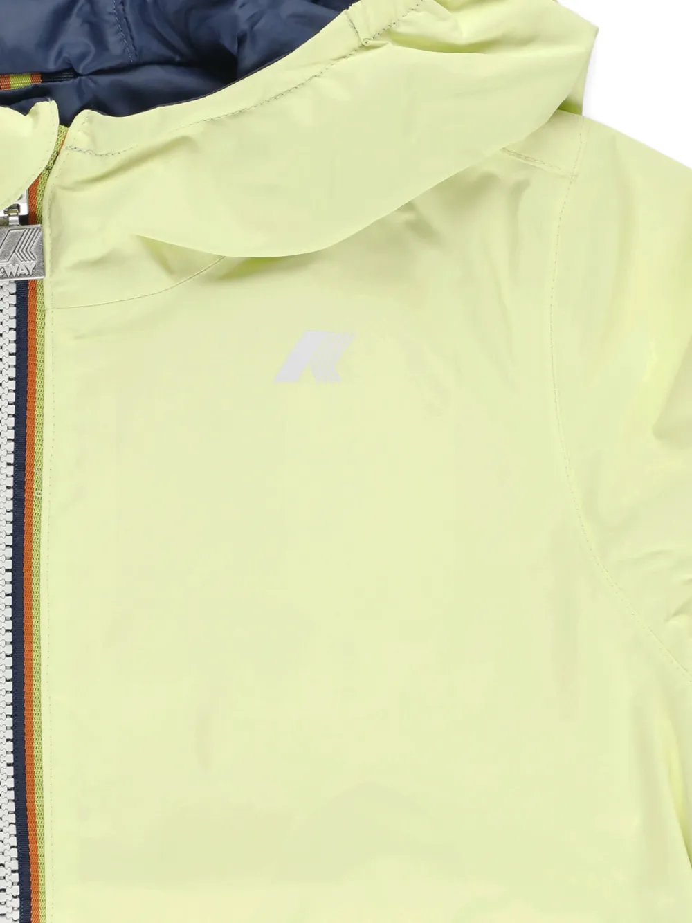 K Way Kids P. Jake Plus.2 Reversible jack met capuchon en rits Geel