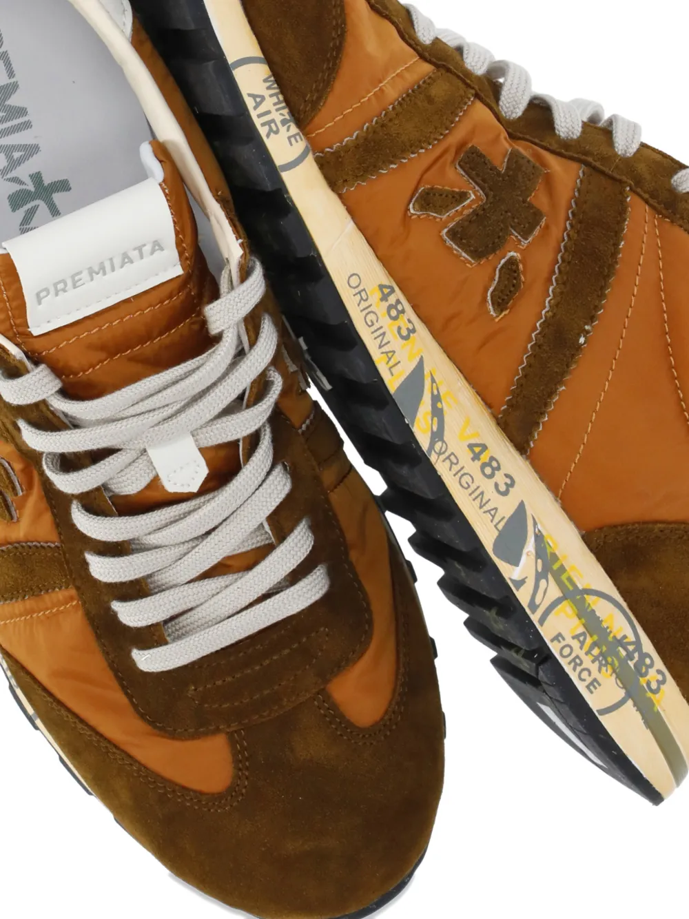 Premiata Lucy panelled sneakers Bruin