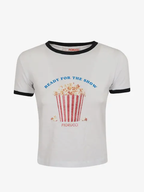Fiorucci playera con palomitas estampadas