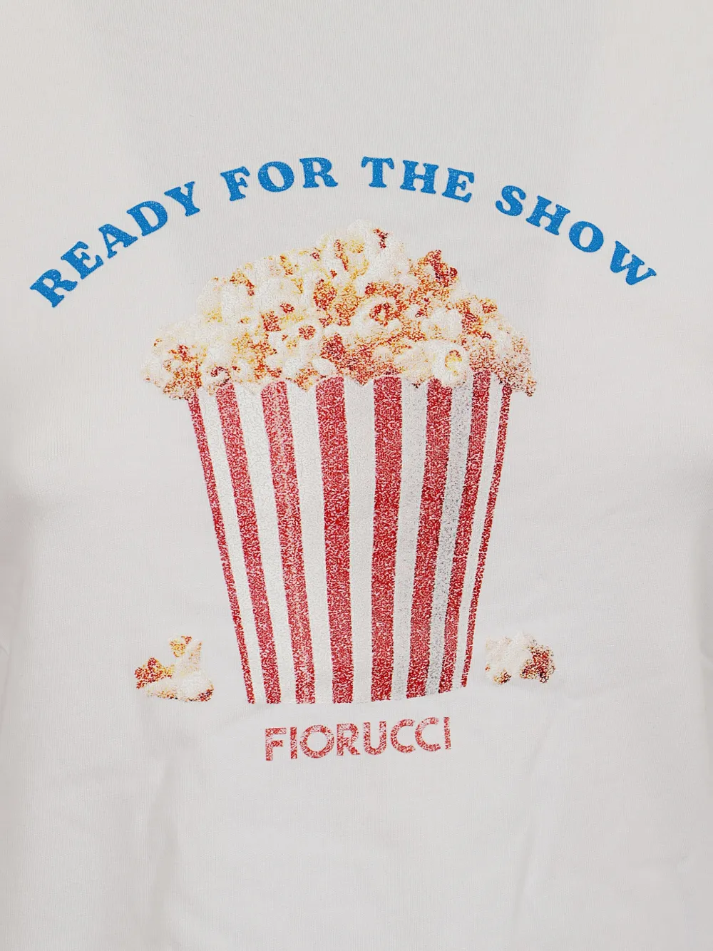 Fiorucci T-shirt met popcorn-print Wit