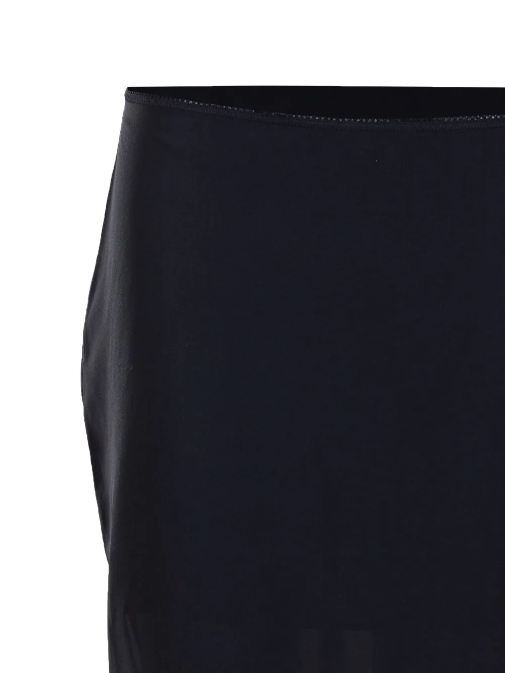 Filippa K Midi-rok met ritssluiting en split Zwart