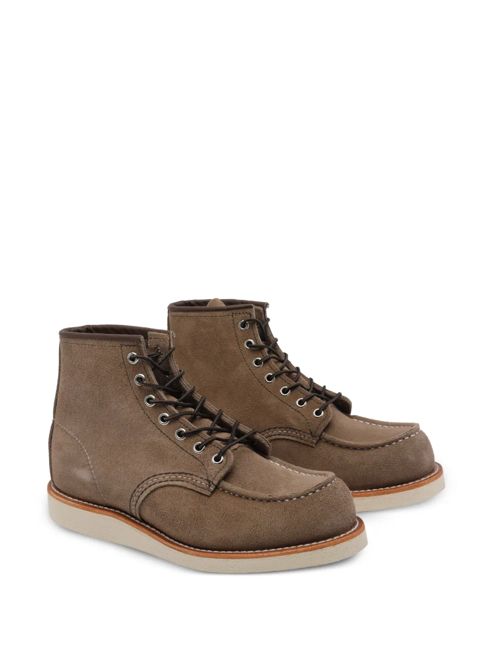  Red Wing Shoes Lace-up Round-toe Boots - Brown 