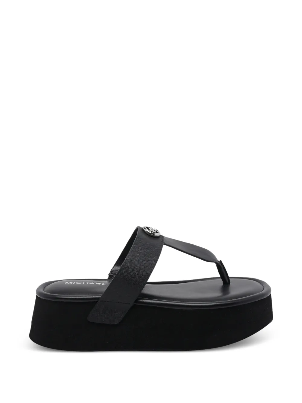 Michael Michael Kors logo-detail open-toe sandals - Nero