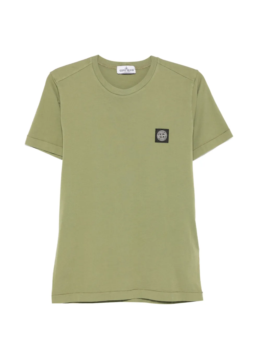 Stone Island Junior logo-patch T-shirt - Verde