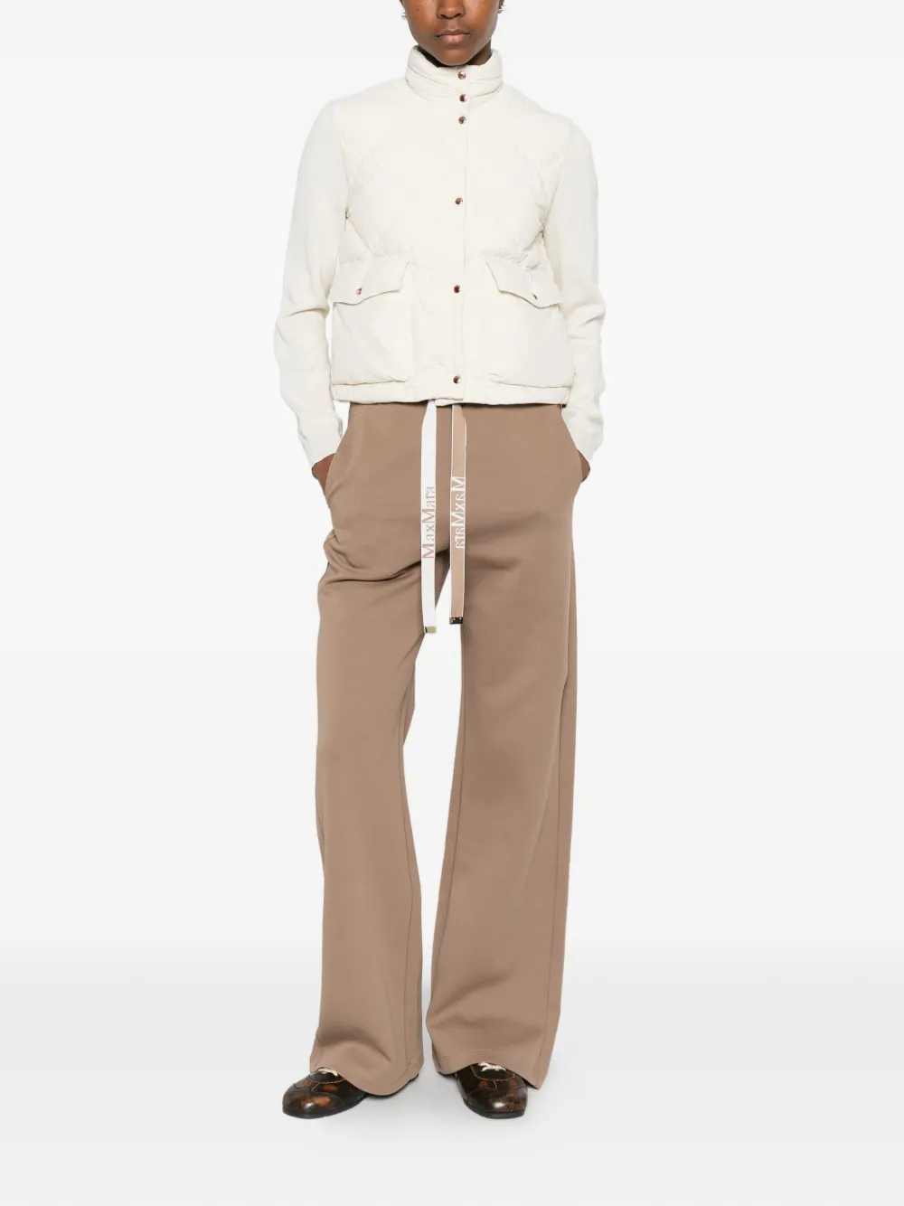 Moncler Gewatteerd jack Beige