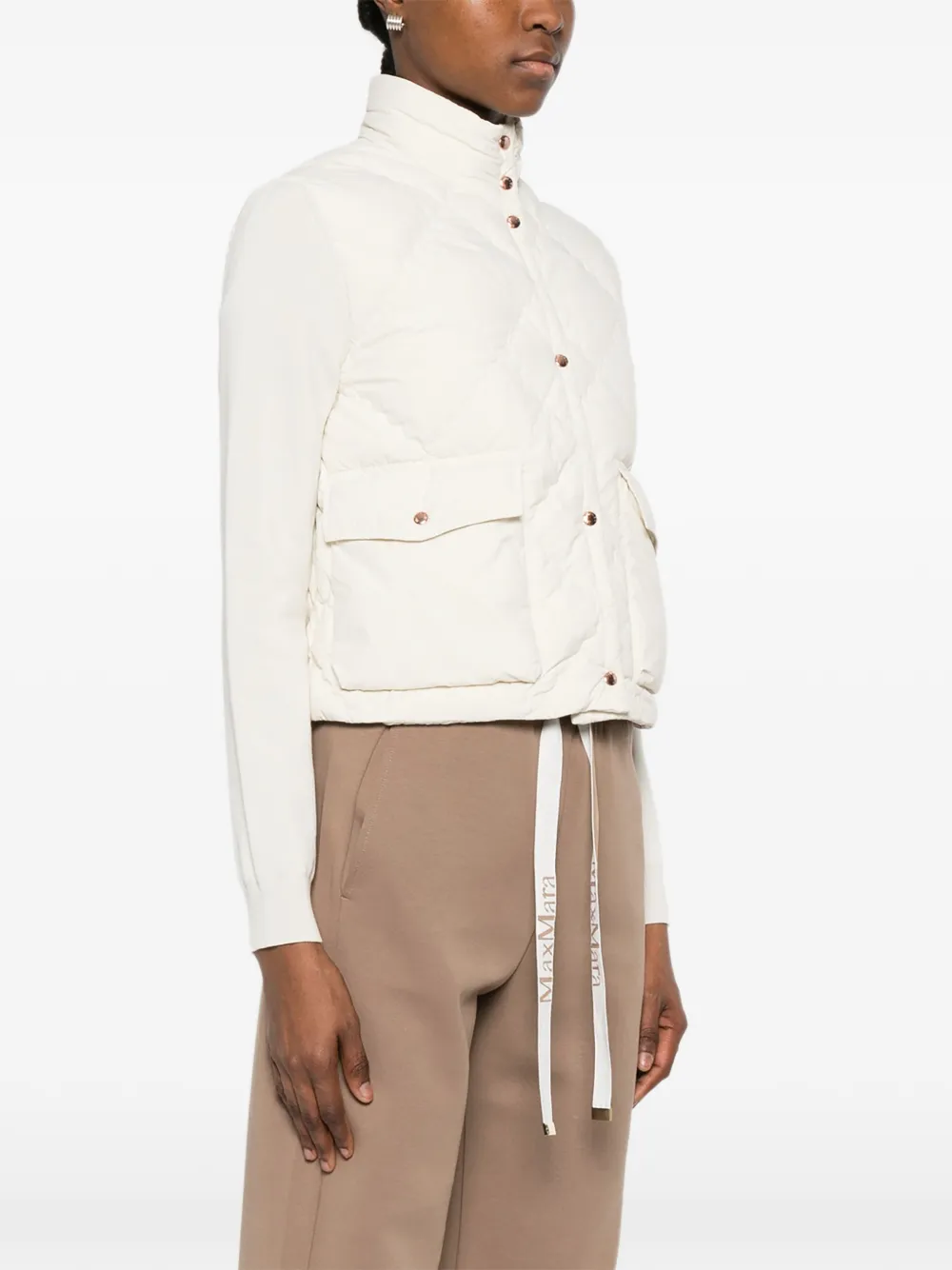Moncler Gewatteerd jack Beige