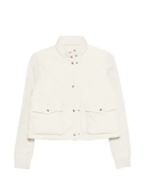 Moncler キルティング ジャケット | ニュートラル | FARFETCH JP