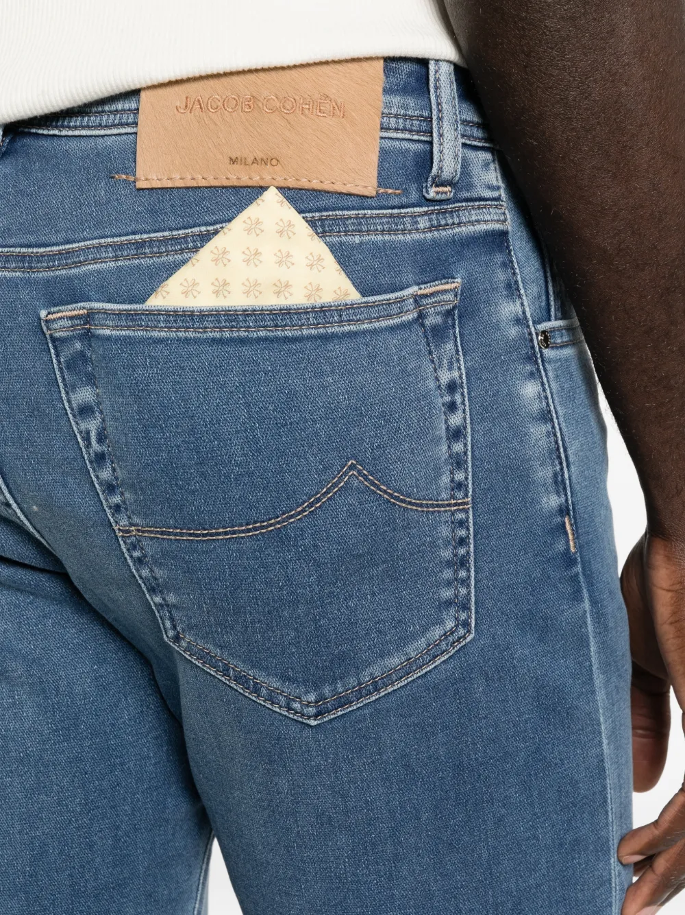 Jacob Cohën Bard Fast broek Blauw