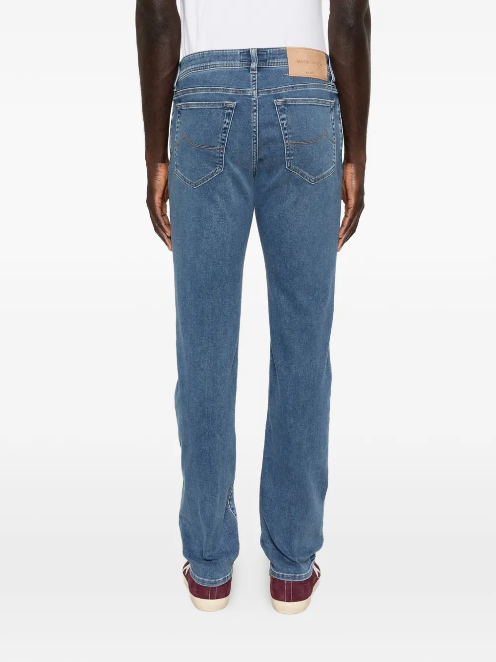 Jacob Cohën Bard Fast broek Blauw