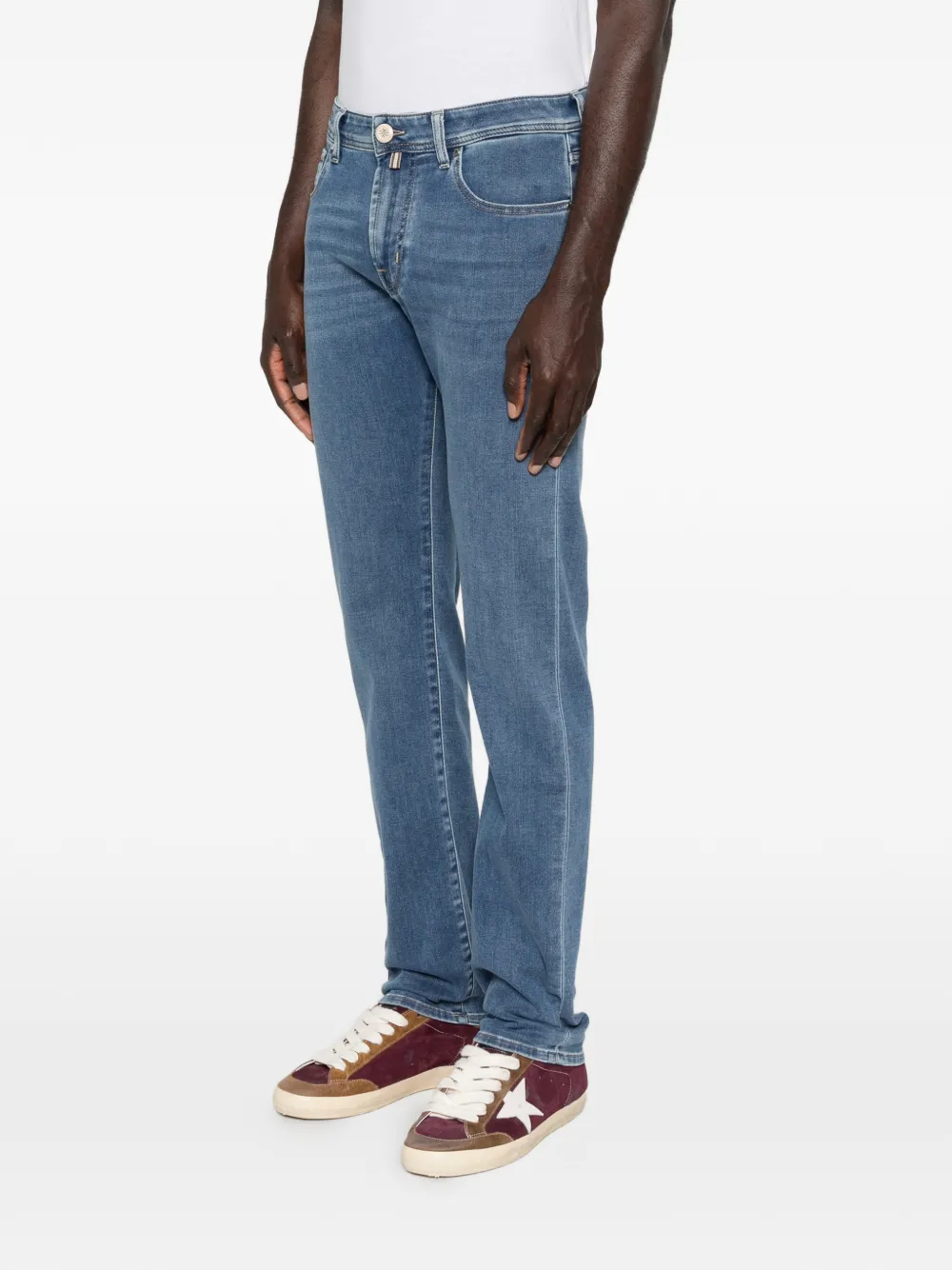 Jacob Cohën Bard Fast broek Blauw