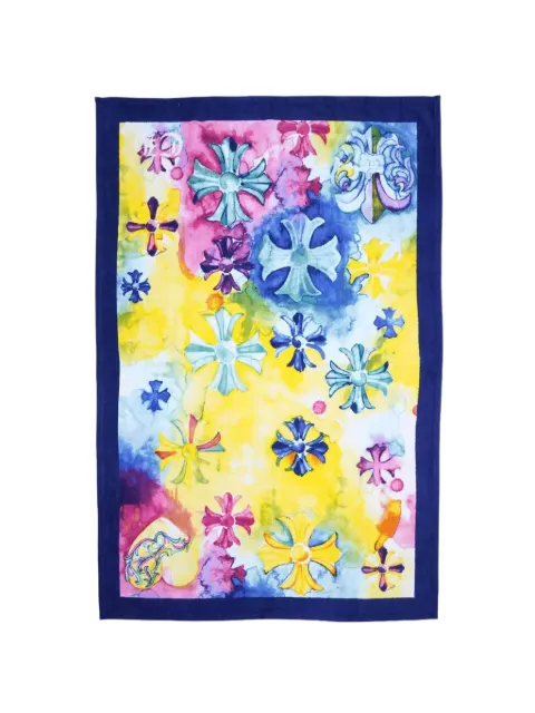 Chrome Hearts patterned beach towel