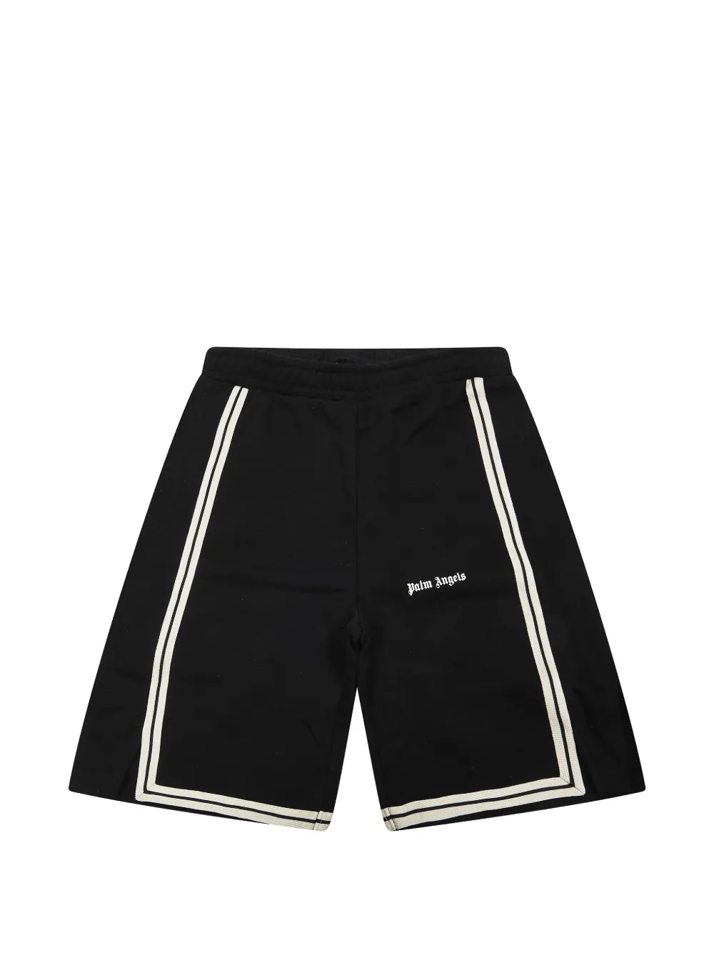 Palm Angels Kids Track side-stripe shorts - Nero