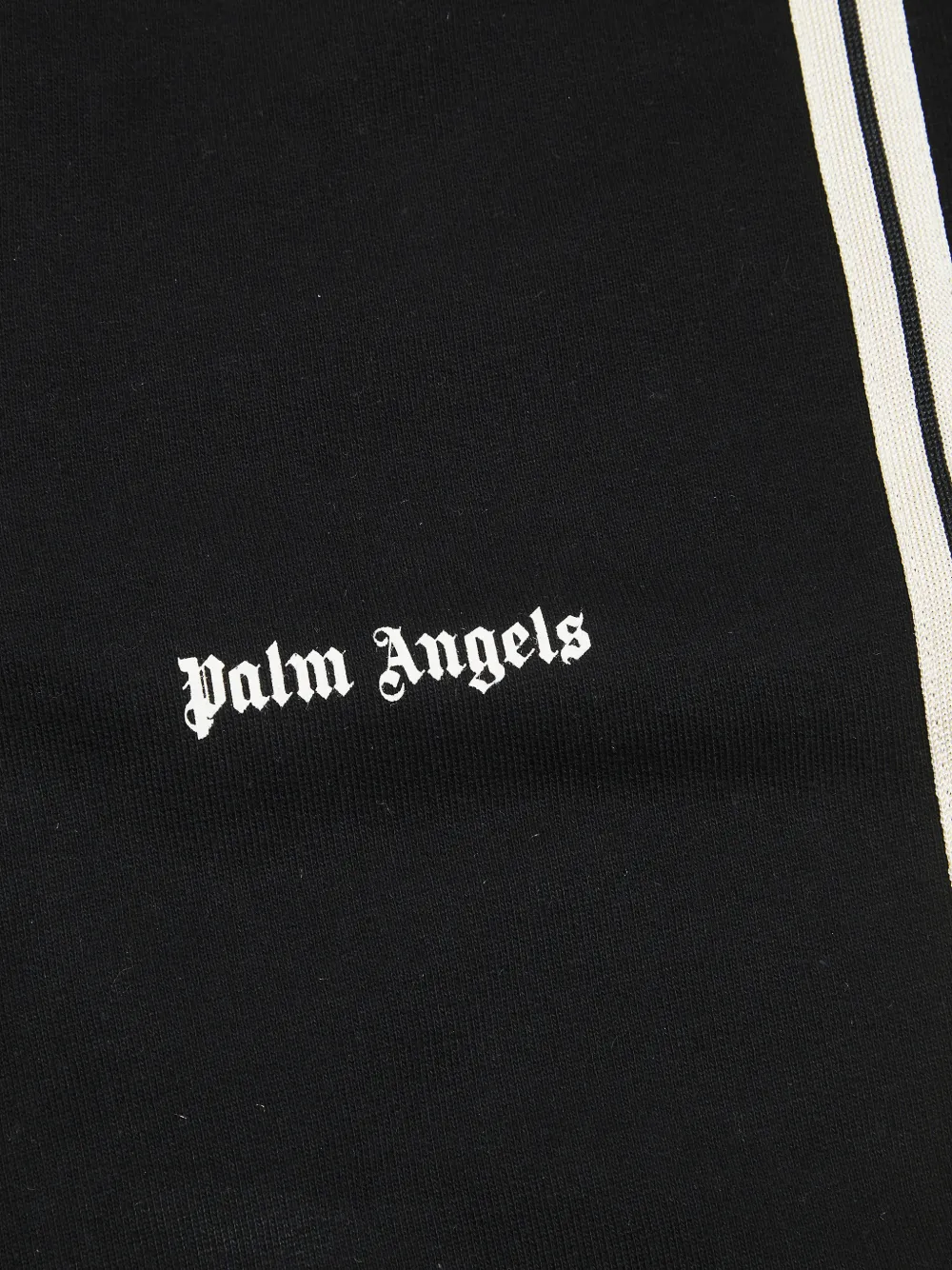 Palm Angels Kids Track shorts met zijstreep Zwart