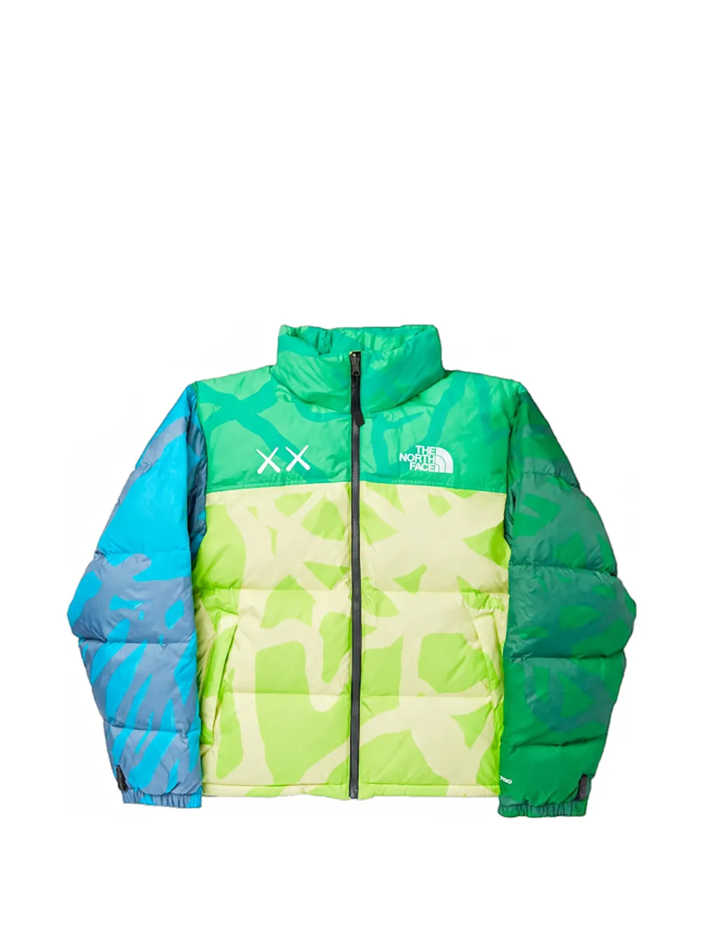 KAWS X The North Face Retro 1996 Nuptse jacket - Verde