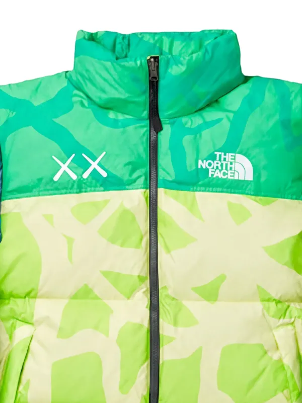KAWS x The North Face Retro 1996 Nuptse Jacket | Green | FARFETCH
