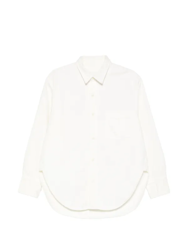 Citizens of Humanity Carter Button Patch-pocket Shirt in Neutrals