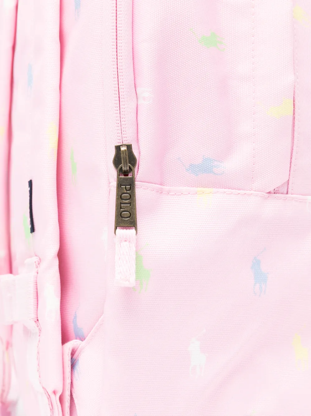 POLO RALPH LAUREN KIDS Polo Pony rugzak Roze