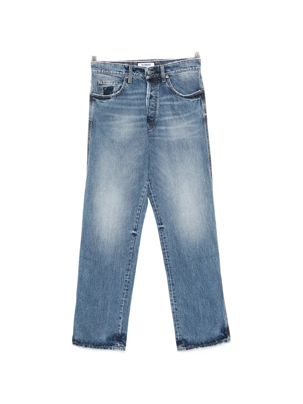 NUMERI distressed denim jeans - Blu