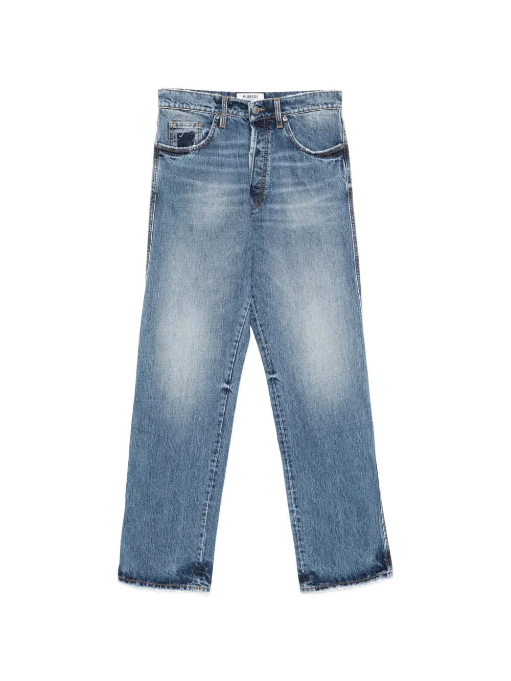 NUMERI distressed denim jeans - Blu