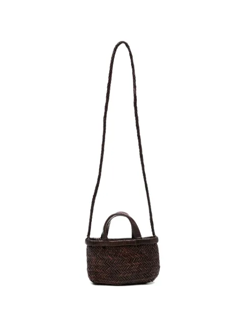 Manebi micro Sunset braided-strap tote bag