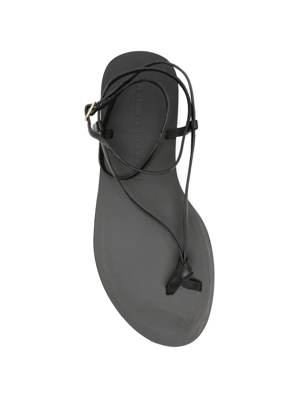 Manebi ankle strap sandals Zwart