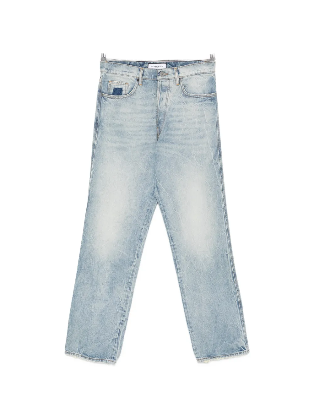 NUMERI belt-loops jeans - Blu