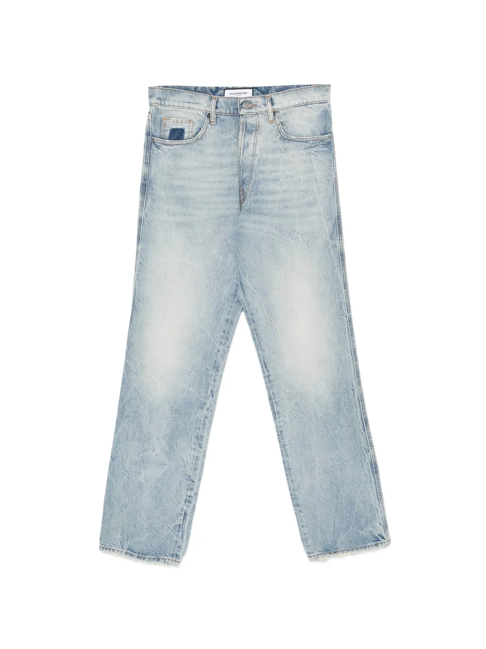 NUMERI belt-loops jeans - Blu
