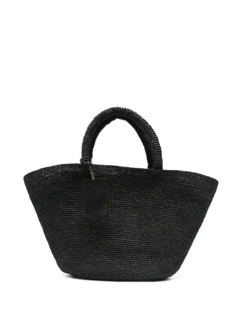 Manebi Panier raffia tote bag