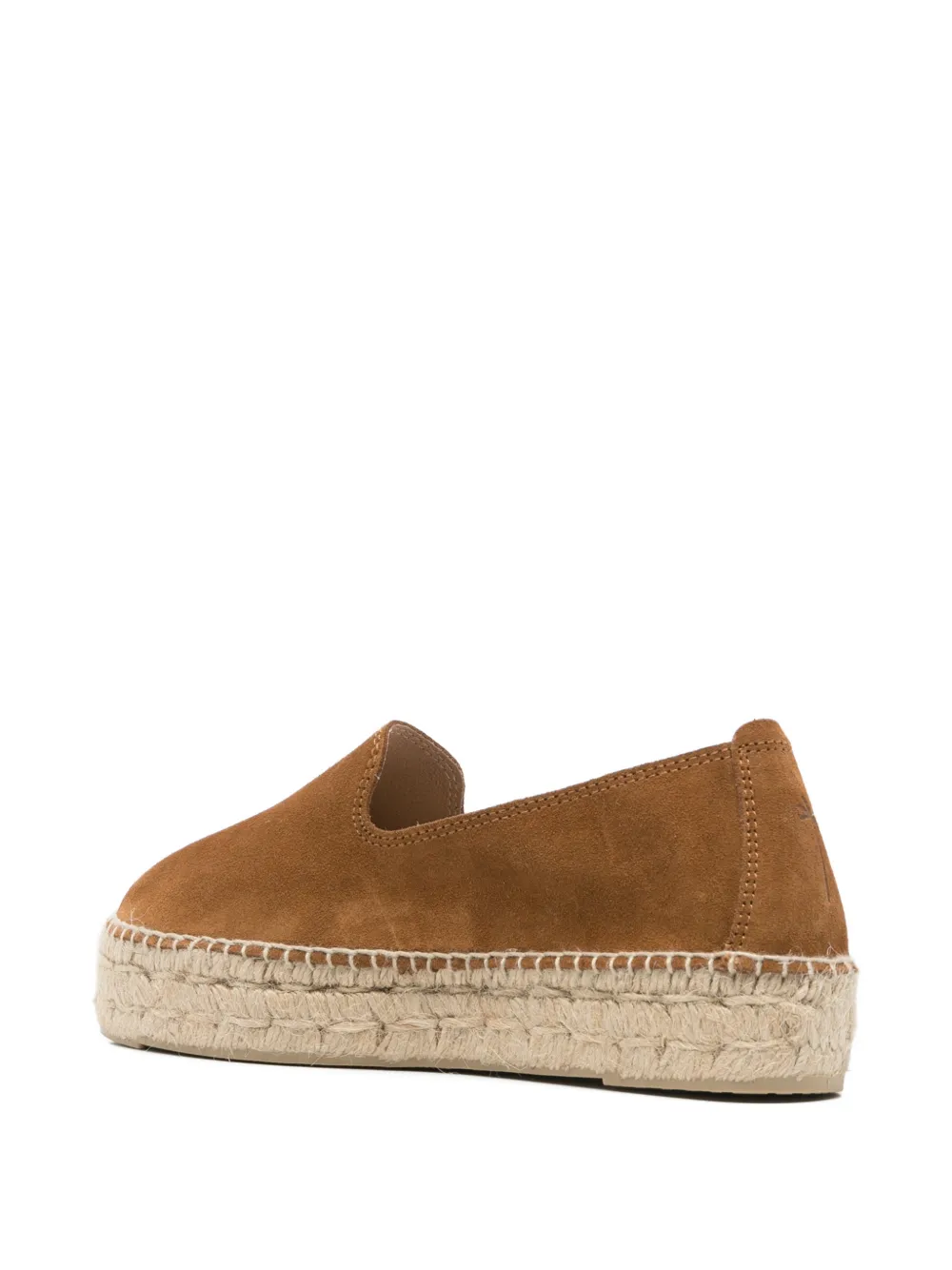 Manebi Hamptons round-toe platform espadrilles Bruin