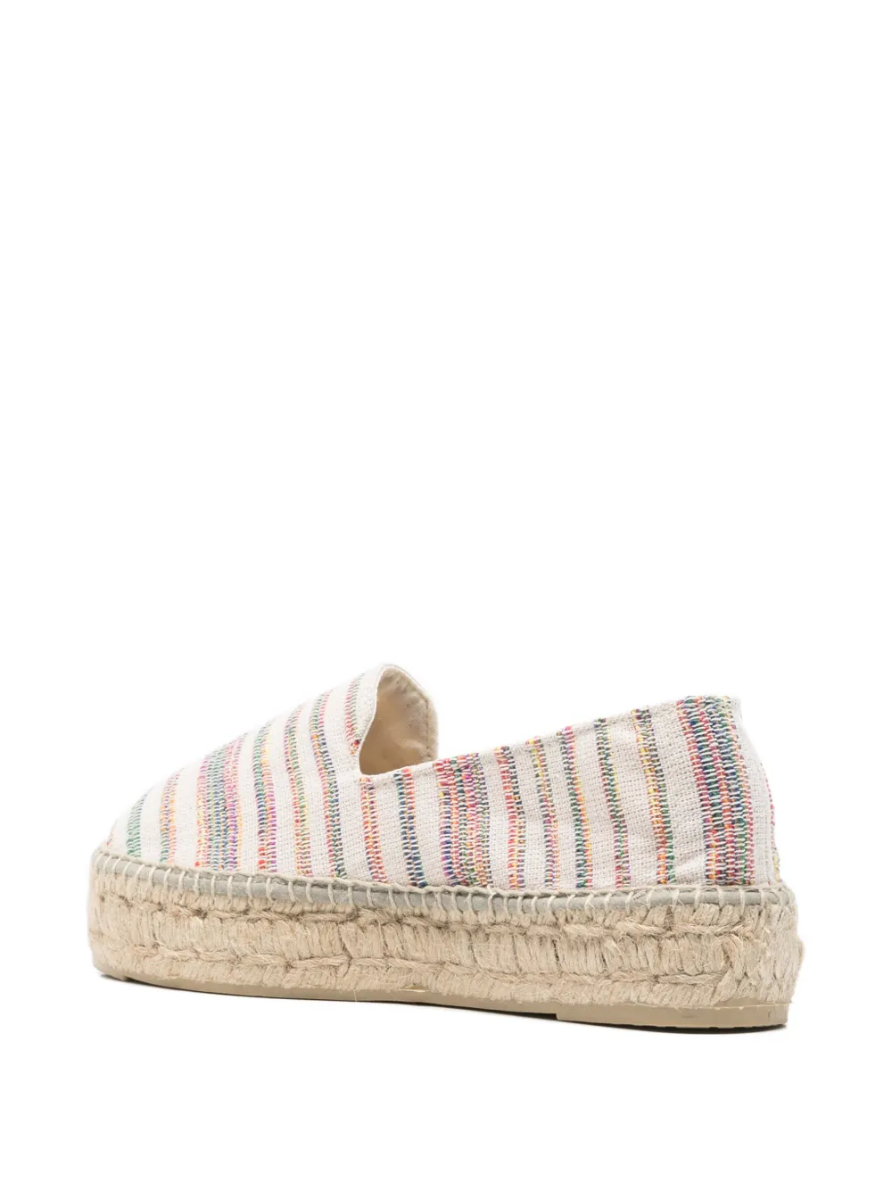 Manebi striped espadrilles Beige
