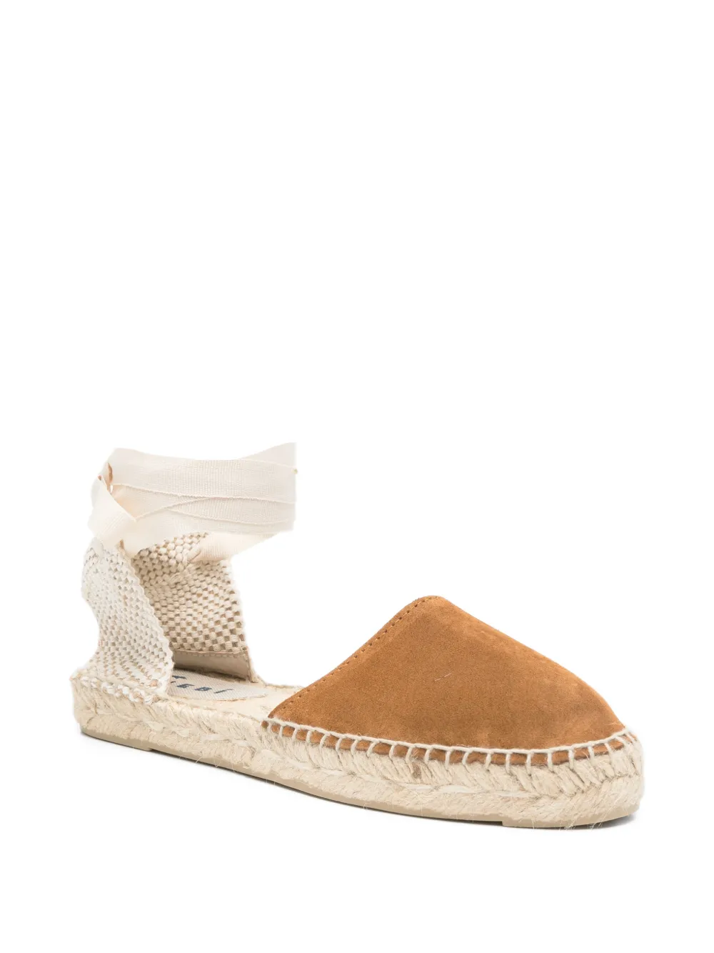  Manebi Espadrillas In Pelle Scamosciata - Marrone 
