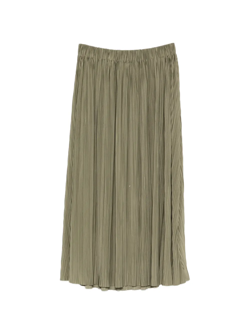SAMSOE SAMSOE pleated midi skirt - Verde