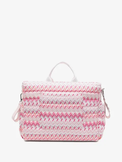 Missoni Kids quiltet pusletaske med zigzagmønster