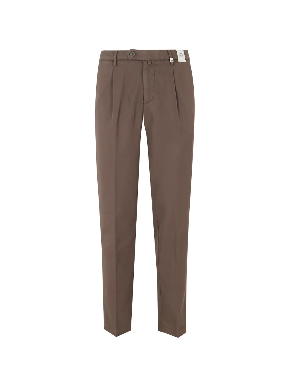 Myths pleated-front tailored trousers - Marrone