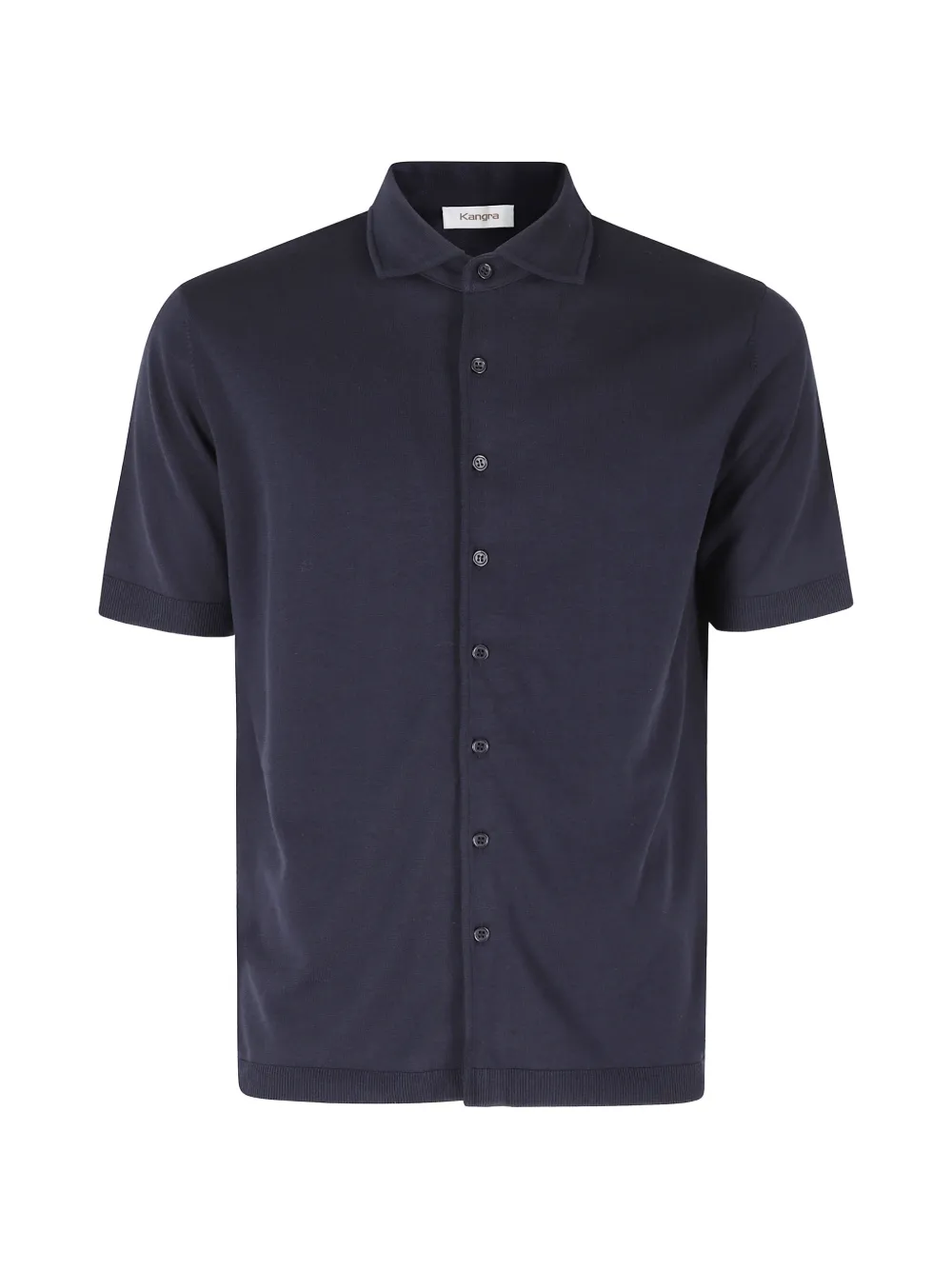 Kangra short-sleeve buttoned shirt - Blau
