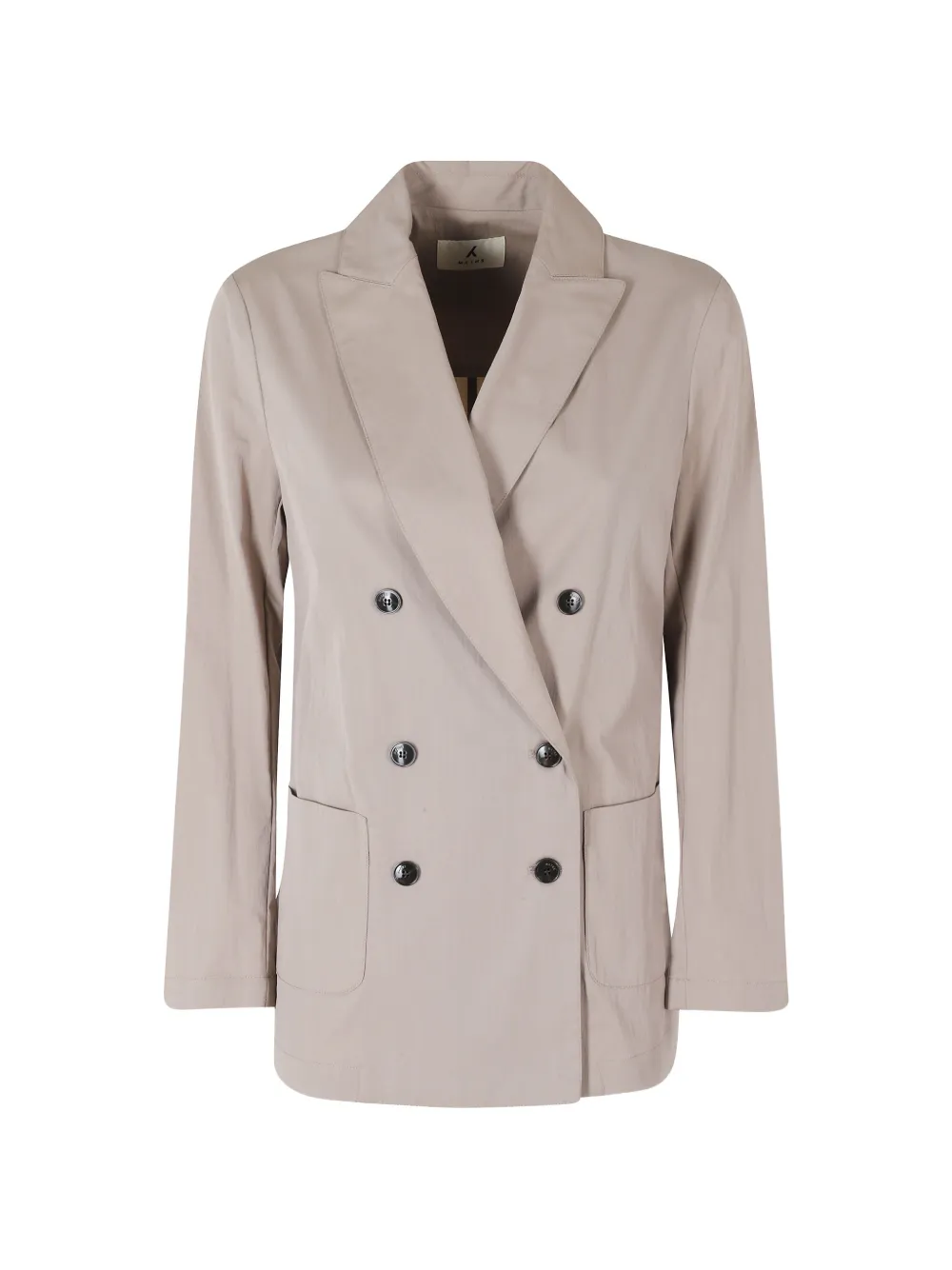 Myths double-breasted blazer - Toni neutri