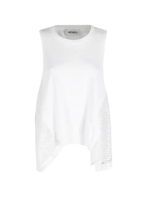 MeimeiJ sequin-embellished asymmetric top