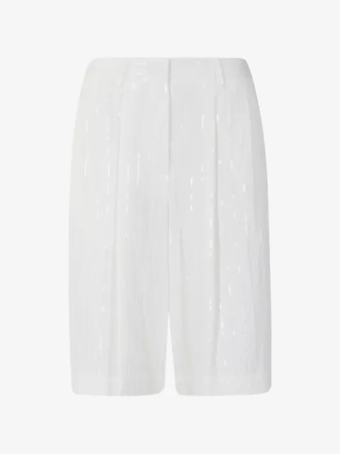MeimeiJ sequin-embellished pleated shorts