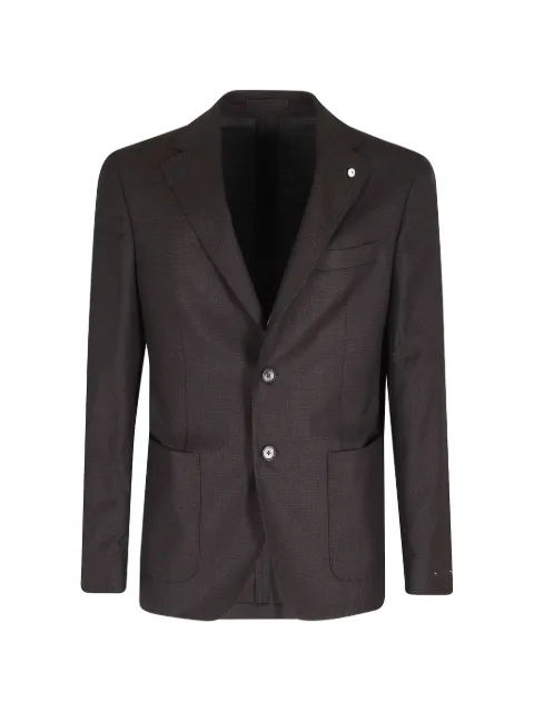 l.b.m. Opsak notched-lapel patch-pocket blazer