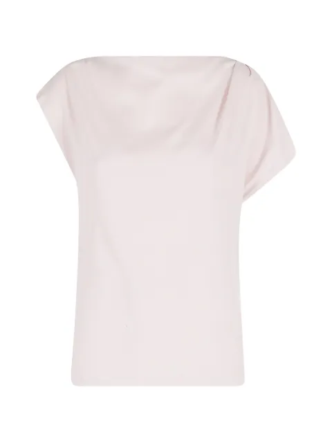 MeimeiJ blusa drapeada con diseño asimétrico