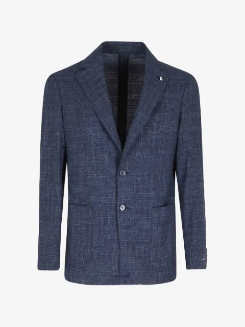 l.b.m. Jack patch-pocket single-breasted blazer