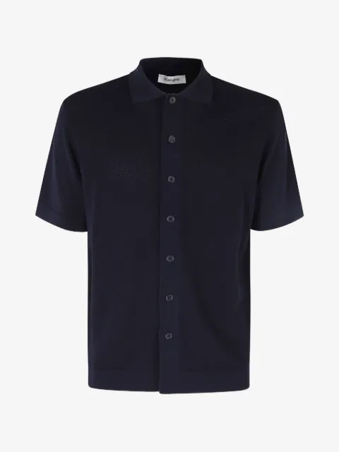 Kangra waffle-knit short-sleeved shirt